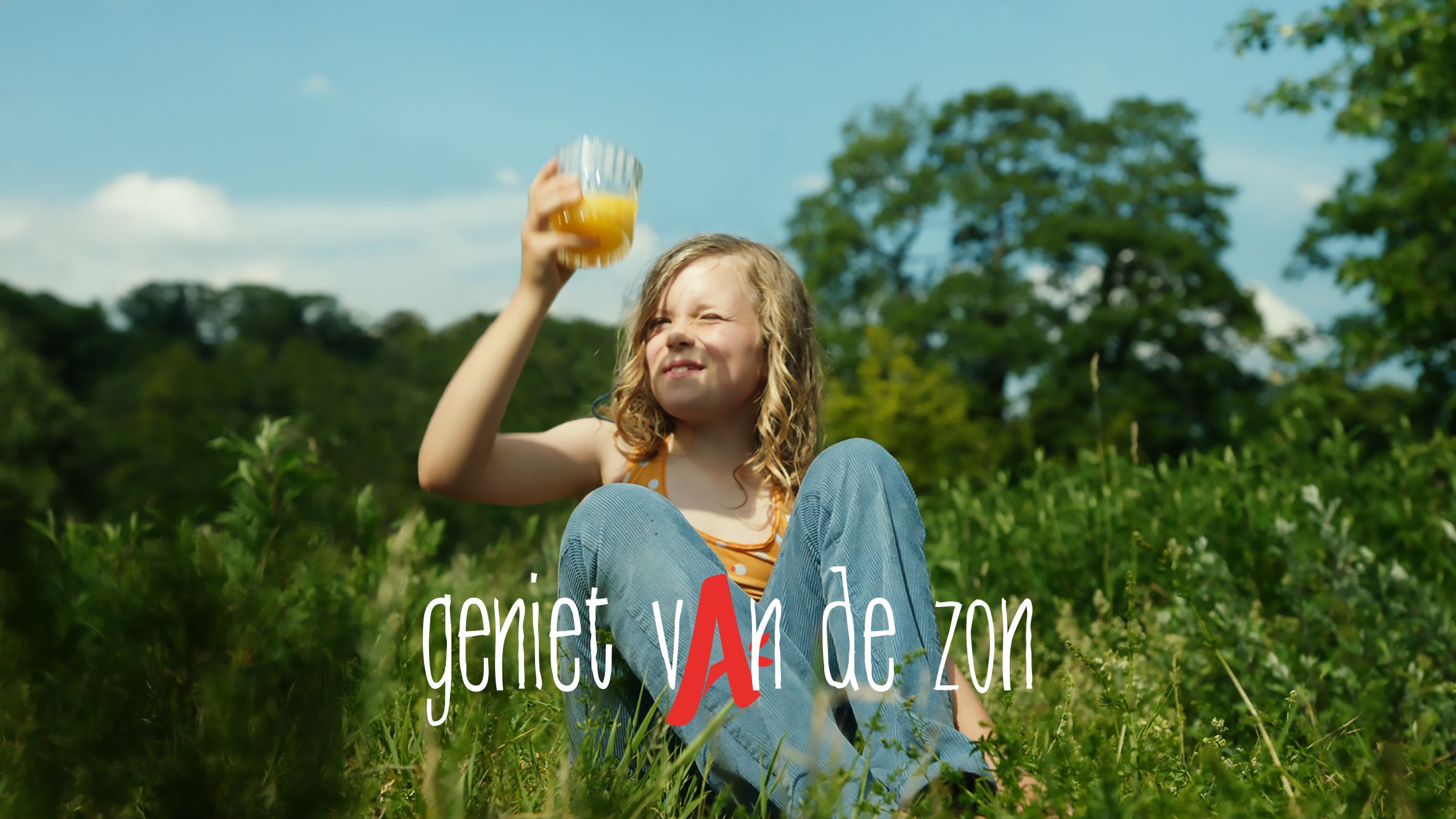 Appelsientje geniet van de zon - Banner - Effie Awards Nederland