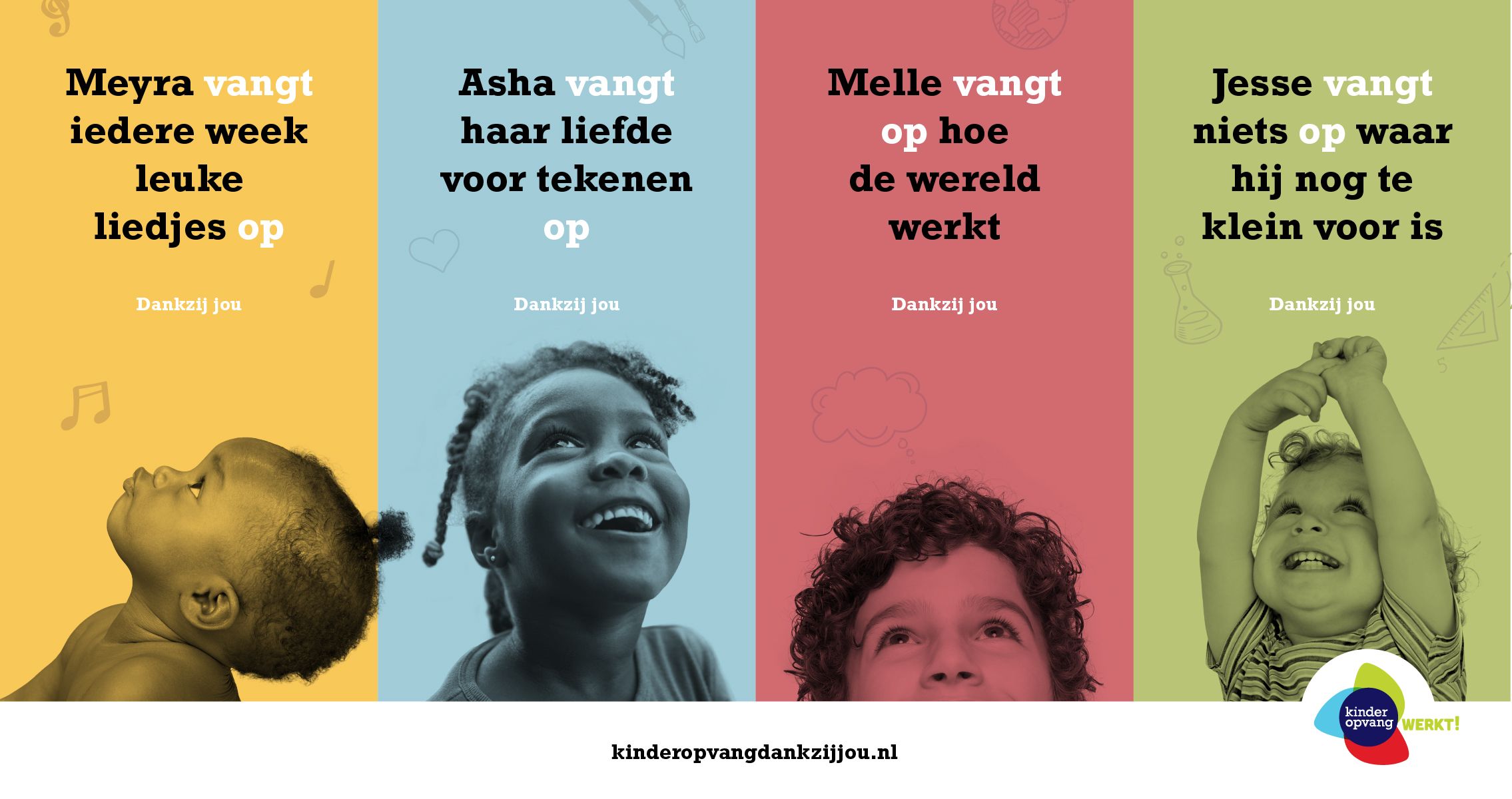 Kinderopvang dankzij jou - Banner - Effie Awards Nederland